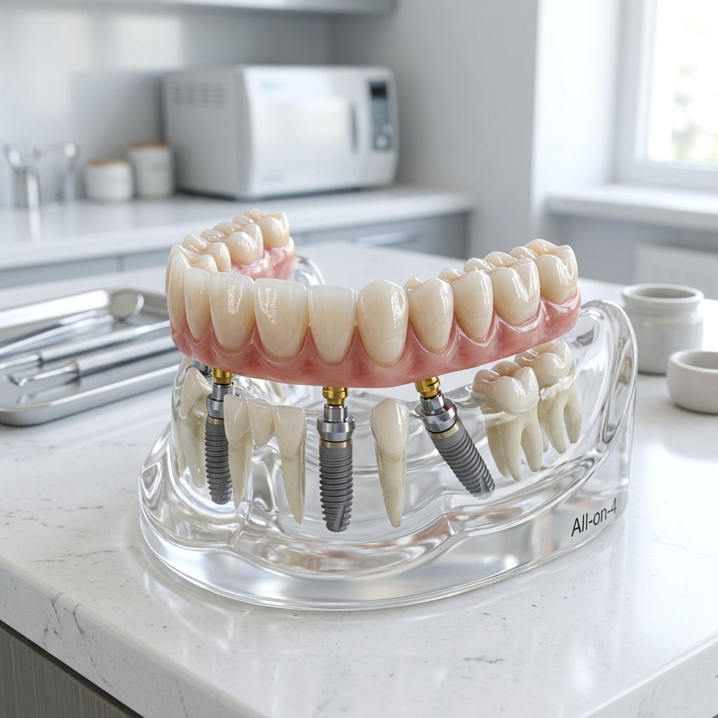 All-on-4 Permanent Full Arch Rehabilitation